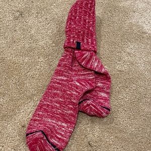 red tommy hilfiger long socks